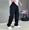 Loose Fit Straight Leg Jeans for Men - Black