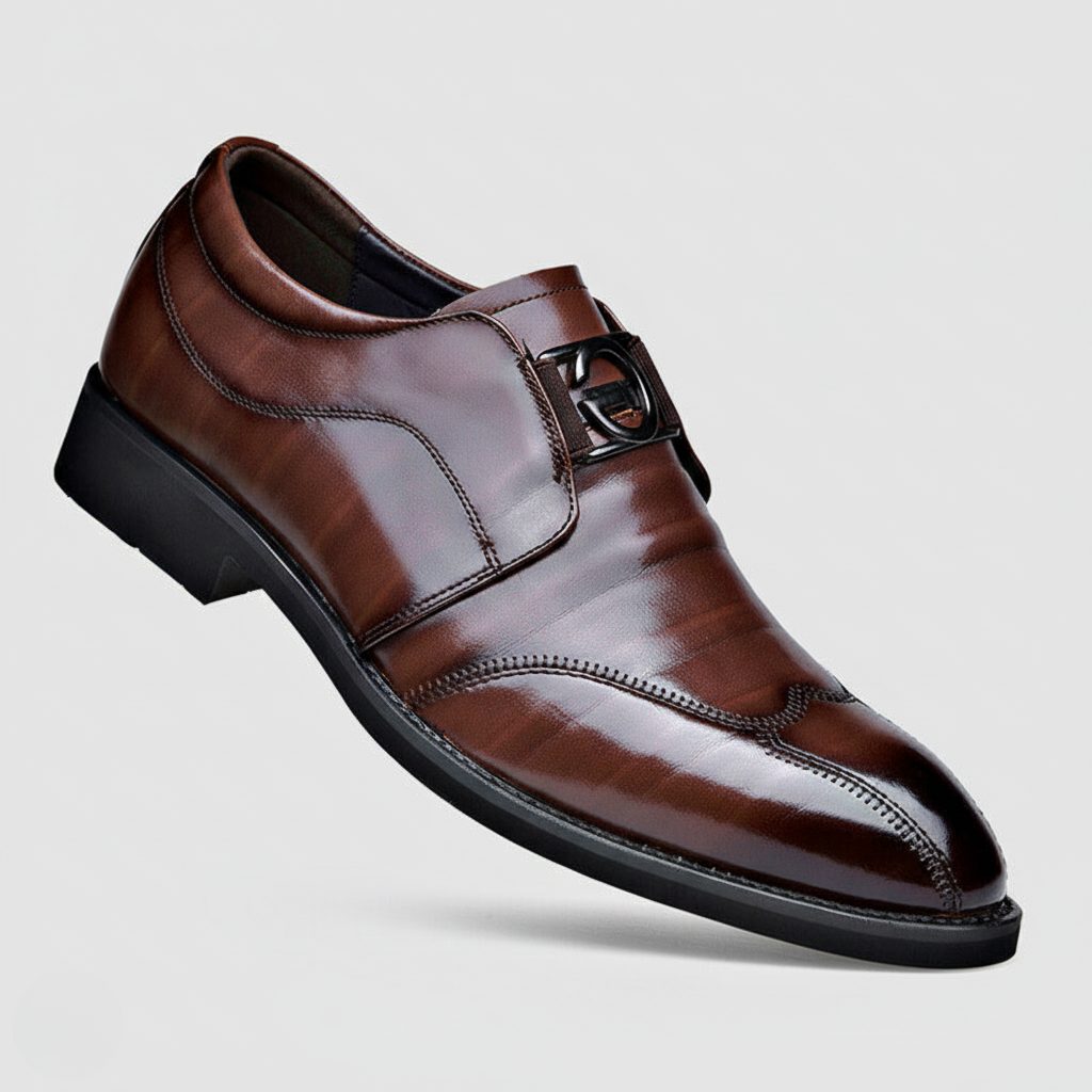 Monk Strap Pointed Toe Loafers for Men