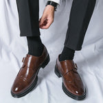 Monk Strap Wingtip Brogue Dress Shoes for Men - View 6