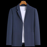 Notch Lapel Linen Blazer for Men - View 5