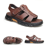 Open Toe Leather Sandals for Men - View 4