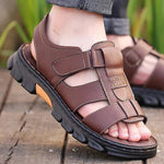 Open Toe Leather Sandals for Men - View 7