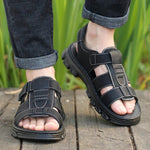 Open Toe Leather Sandals for Men - View 8
