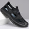Open Toe Slip-On Sandals for Men - Black