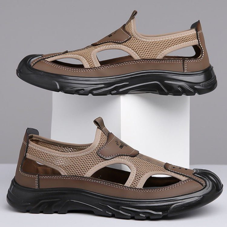 Open Toe Slip-On Sandals for Men - View 6
