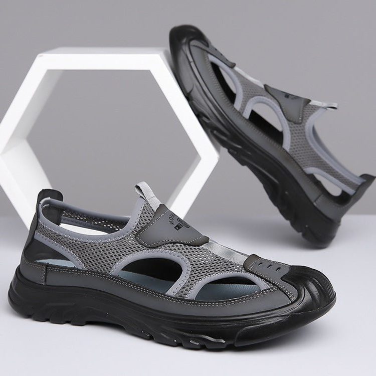 Open Toe Slip-On Sandals for Men - View 8