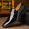 Patent Leather Loafers for Men