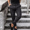Plaid Slim Fit Chino Trousers for Men