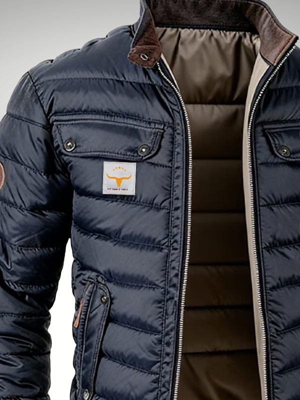 Puffer Bomber Jacket for Men - View 4