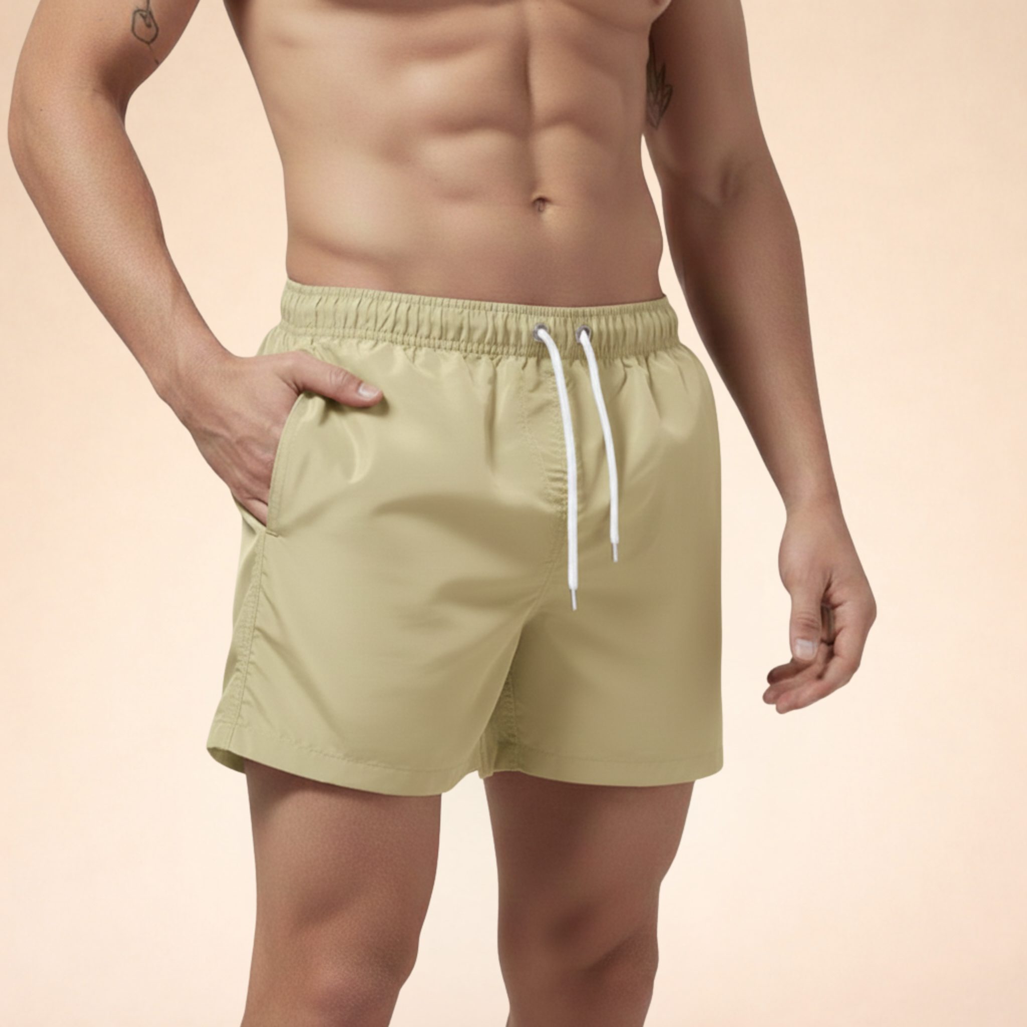 Quick-Dry Swim Shorts for Men
