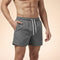Quick-Dry Swim Shorts for Men - Grey