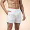 Quick-Dry Swim Shorts for Men - White