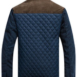 Quilted Colorblock Jacket for Men - View 4