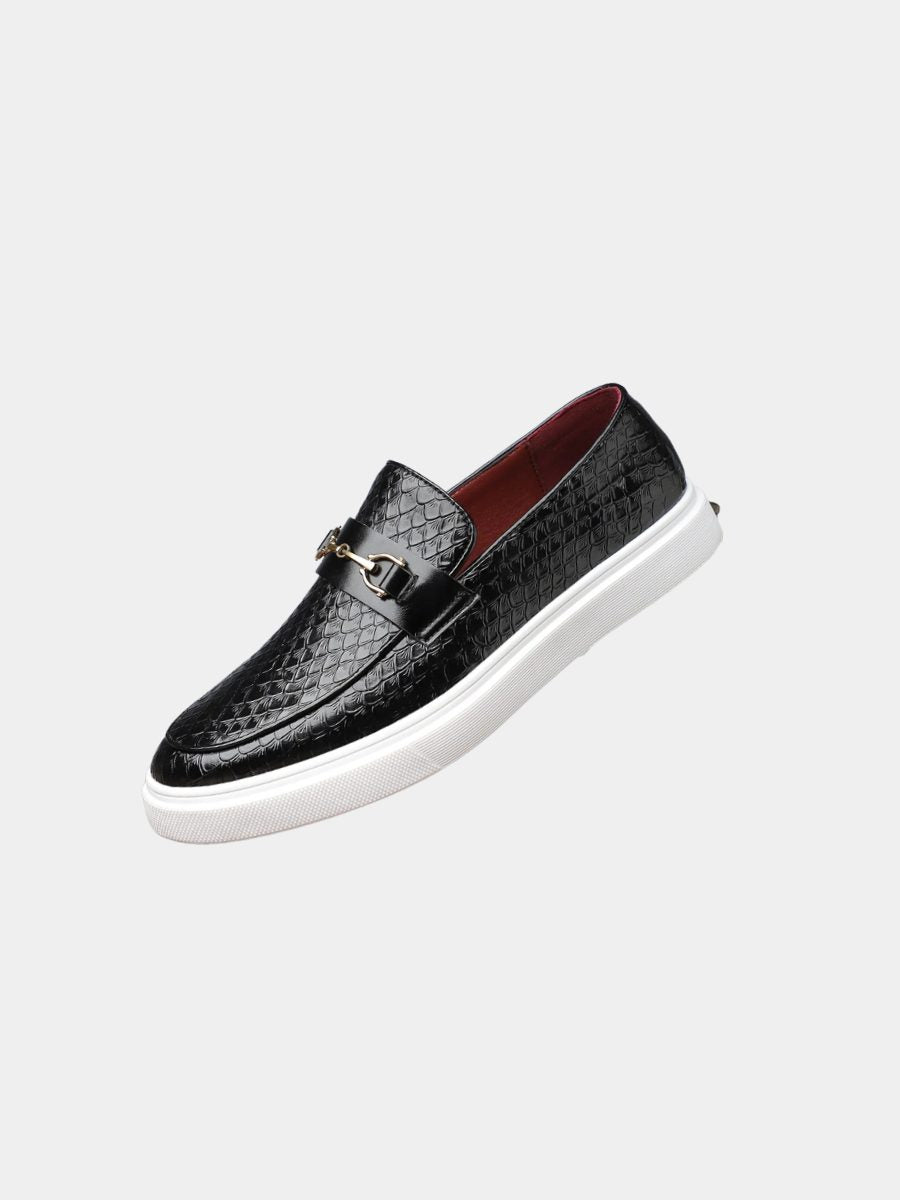 Quilted Slip-On Loafers for Men