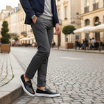 Quilted Slip-On Loafers for Men - View 12