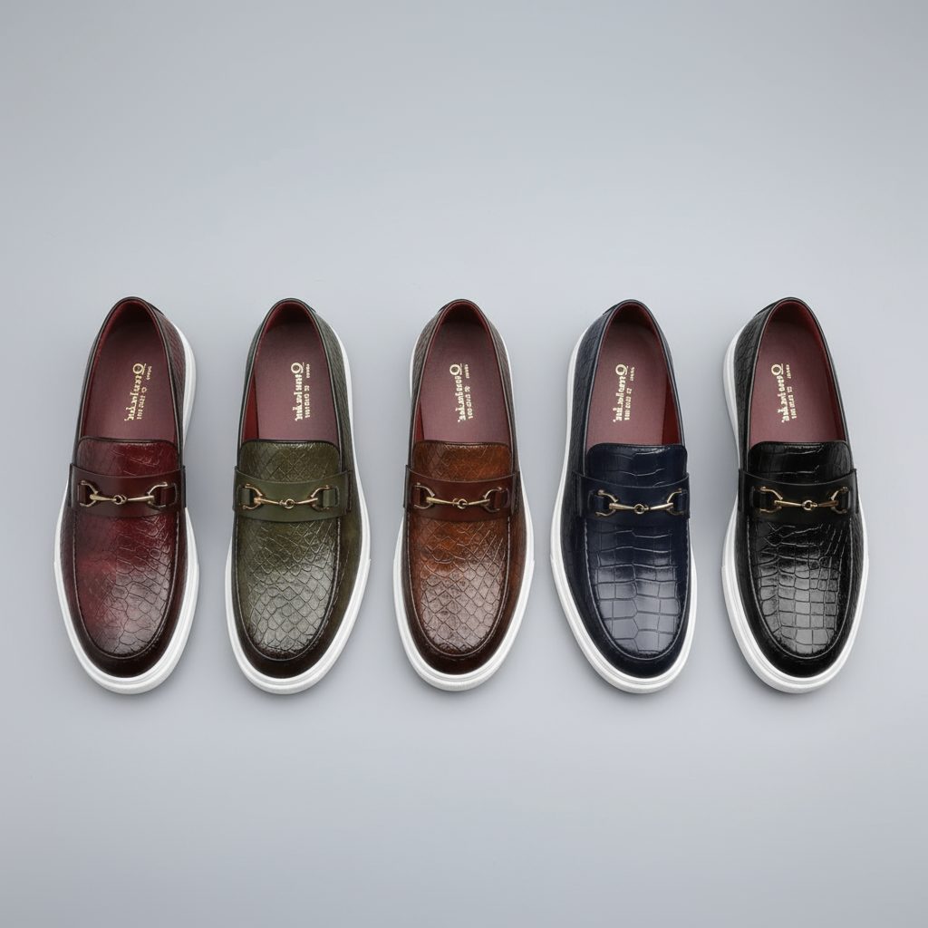 Quilted Slip-On Loafers for Men - View 15