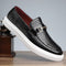 Quilted Slip-On Loafers for Men - Black