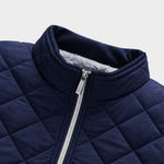 Quilted Stand Collar Jacket for Men - View 6