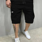 Relaxed Cargo Shorts for Men - Black