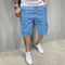 Relaxed Cargo Shorts for Men - Blue