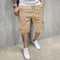 Relaxed Cargo Shorts for Men - Khaki
