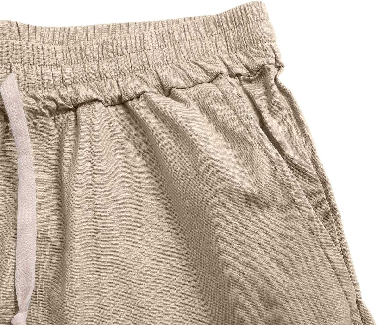 Relaxed Fit Cotton Shorts for Men - View 14