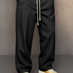 Relaxed Fit Jogger Pants for Men - Black