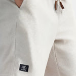 Relaxed Fit Ribbed Knit Shorts for Men