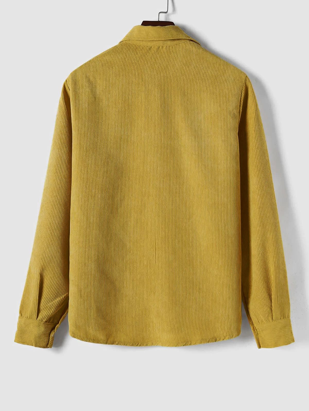 Ribbed Knit Polo Shirt for Men - View 11
