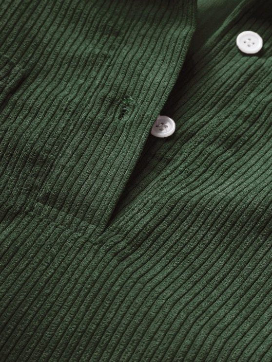 Ribbed Knit Polo Shirt for Men - View 15
