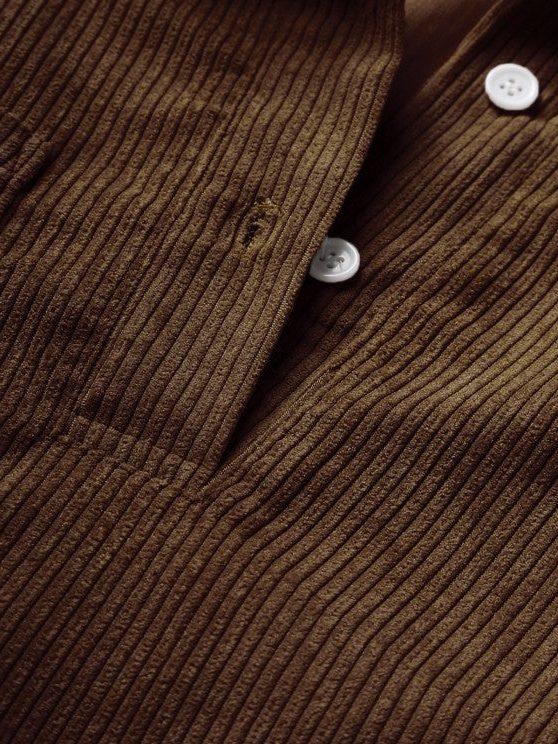 Ribbed Knit Polo Shirt for Men - View 18