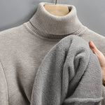Ribbed Knit Roll Neck Sweater for Men - View 12