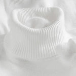 Ribbed Knit Roll Neck Sweater for Men - View 9