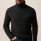 Ribbed Knit Turtleneck Sweater for Men