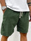 Ribbed Relaxed Fit Drawstring Shorts for Men