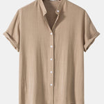 Short Sleeve Button-Down Shirt for Men