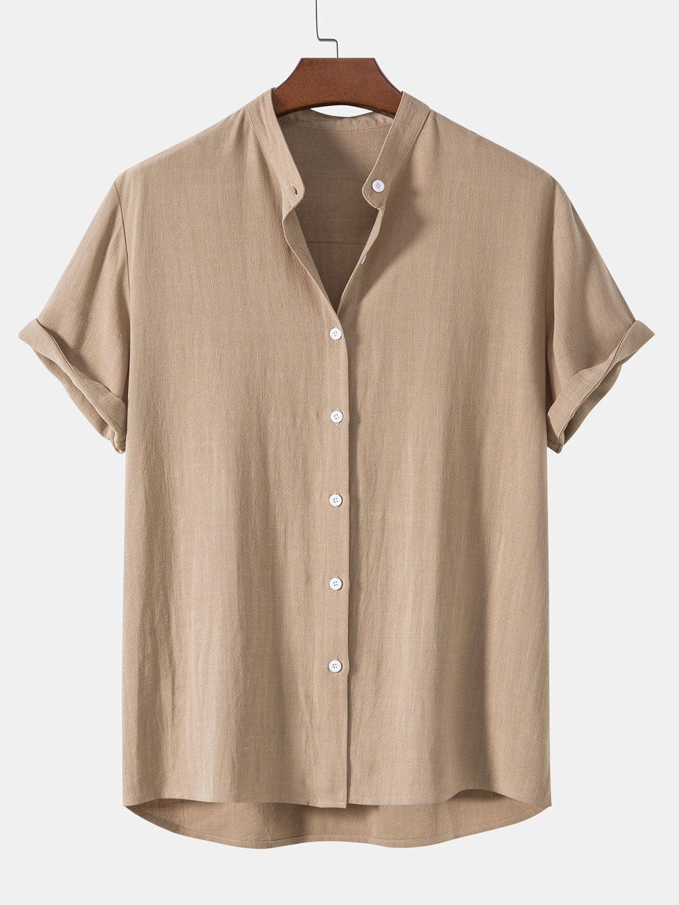 Short Sleeve Button-Down Shirt for Men