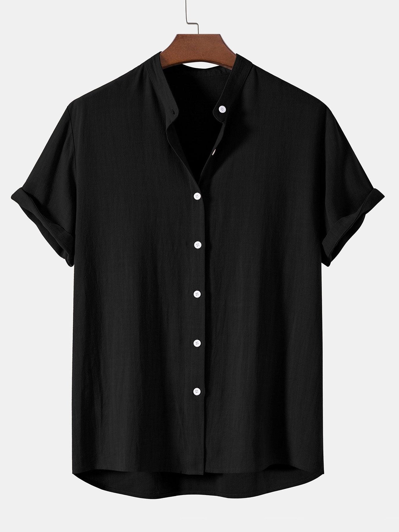 Short Sleeve Button-Down Shirt for Men - View 2
