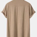 Short Sleeve Button-Down Shirt for Men - View 3