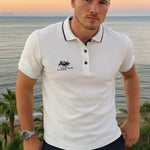 Short Sleeve Contrast Collar Polo Shirt for Men - View 4