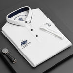 Short Sleeve Polo Shirt for Men - White