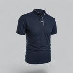 Short Sleeve Stand Collar Polo Shirt for Men - View 15