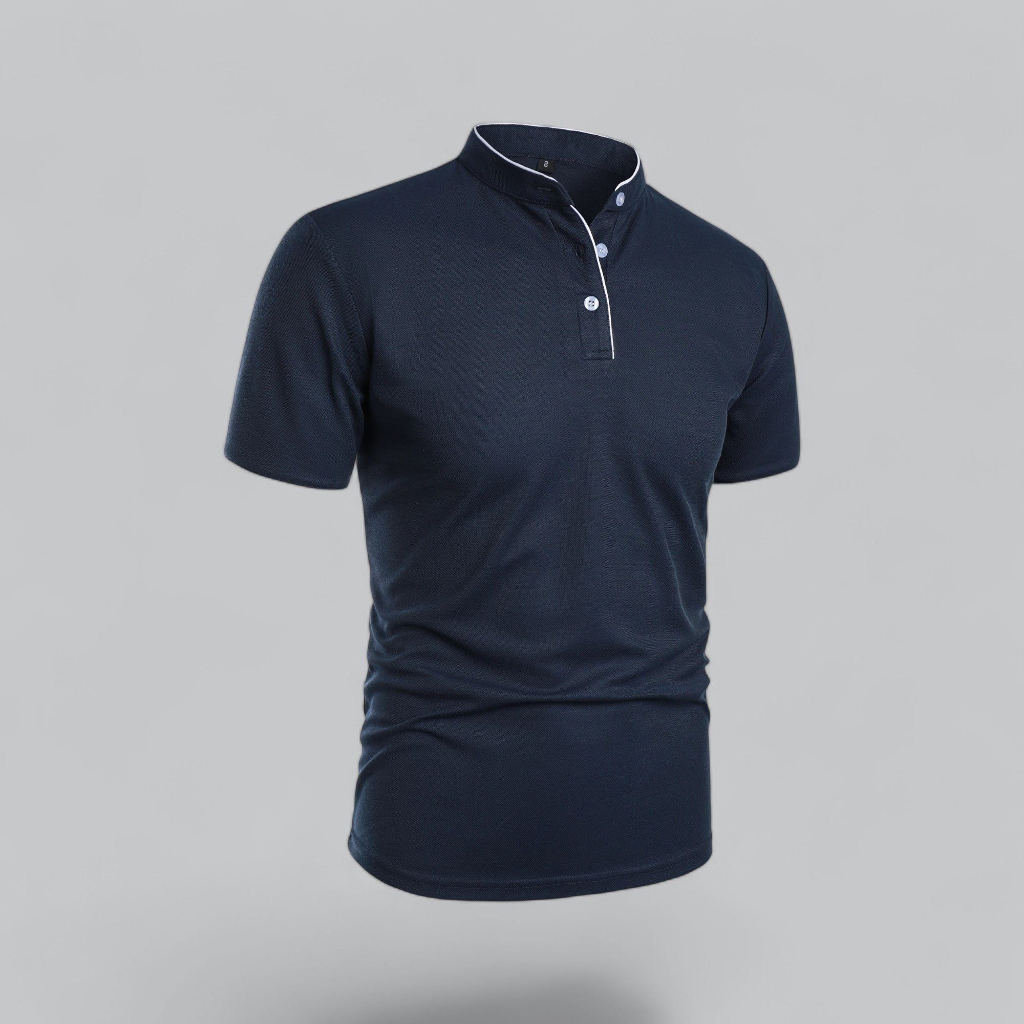 Short Sleeve Stand Collar Polo Shirt for Men - View 15