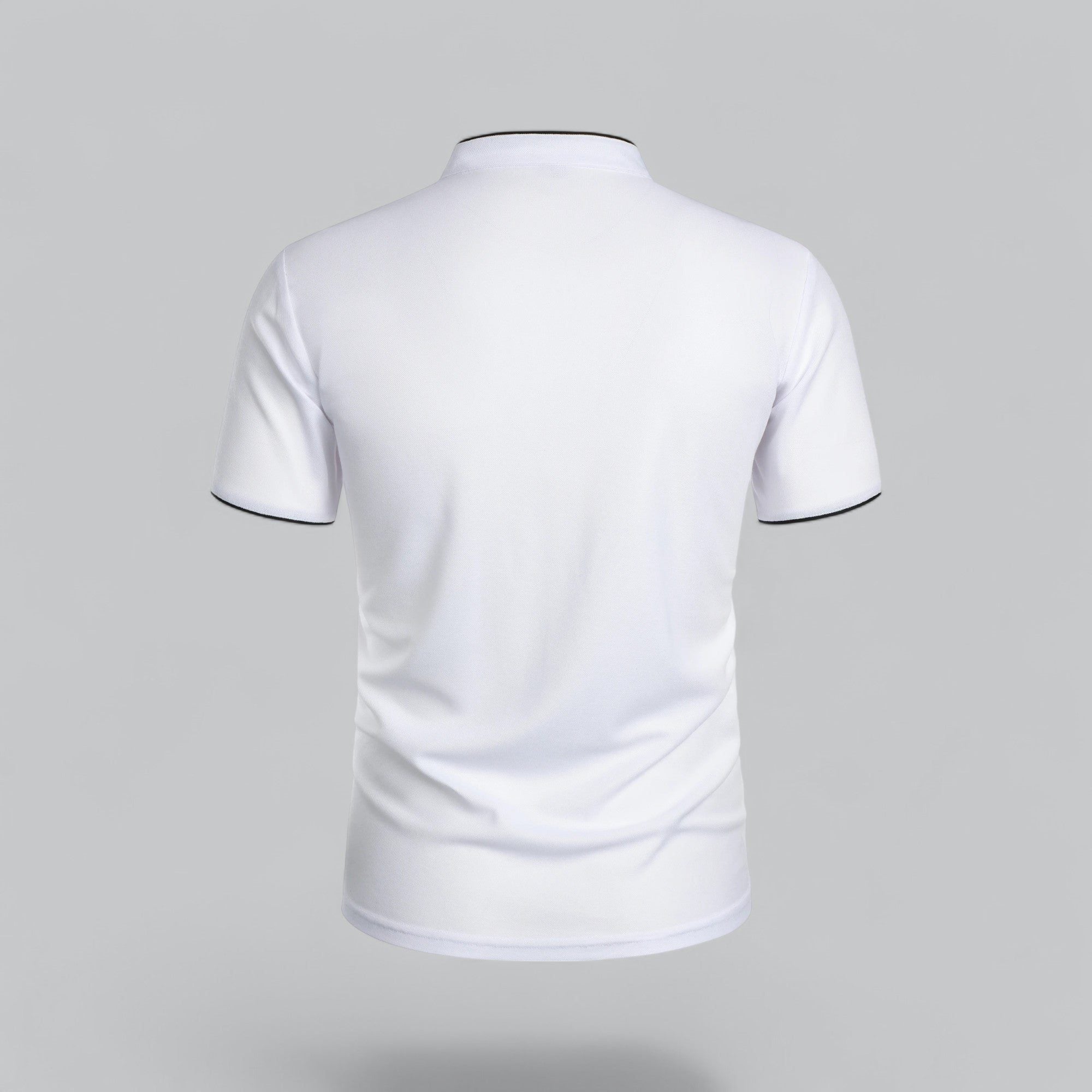 Short Sleeve Stand Collar Polo Shirt for Men - View 17