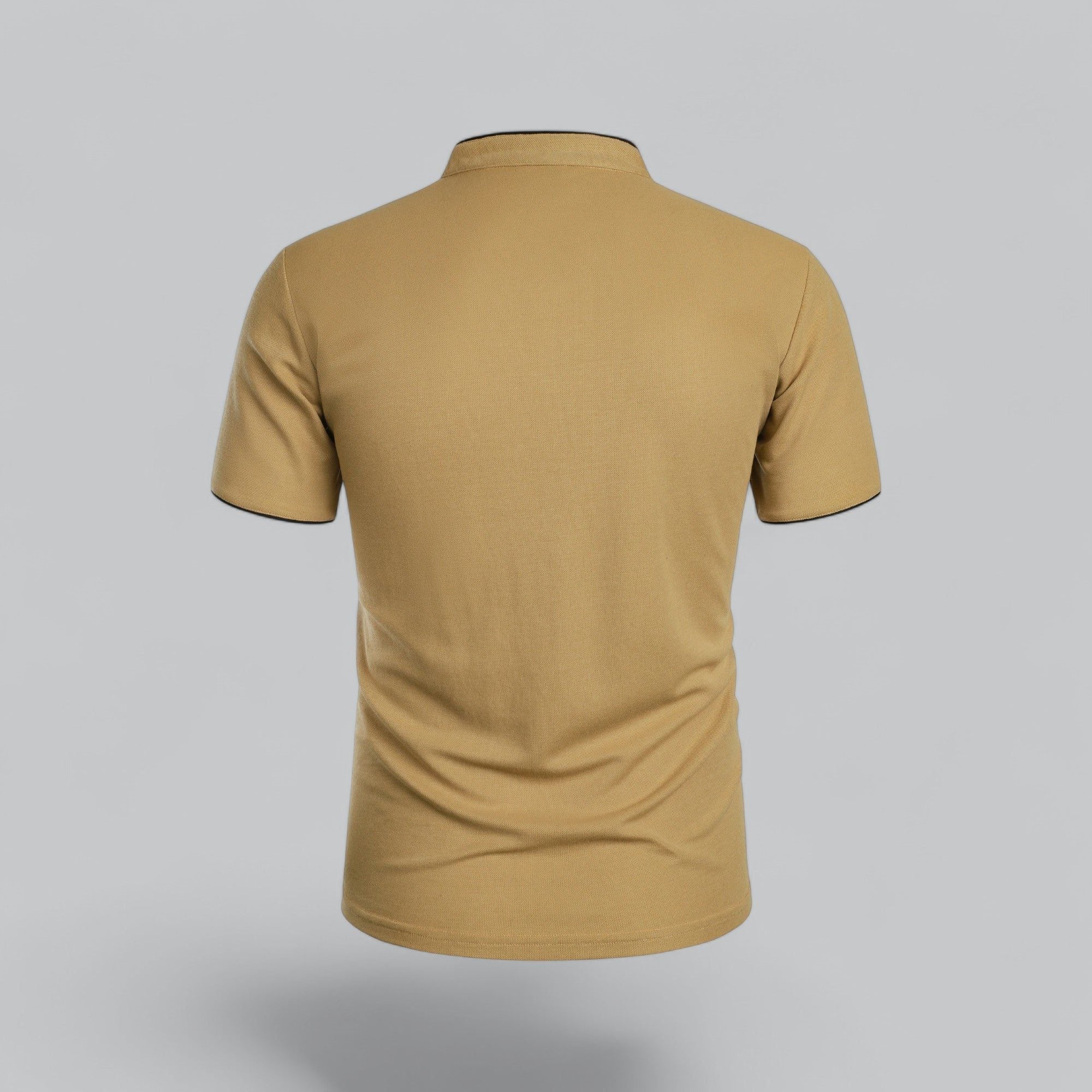 Short Sleeve Stand Collar Polo Shirt for Men - View 2