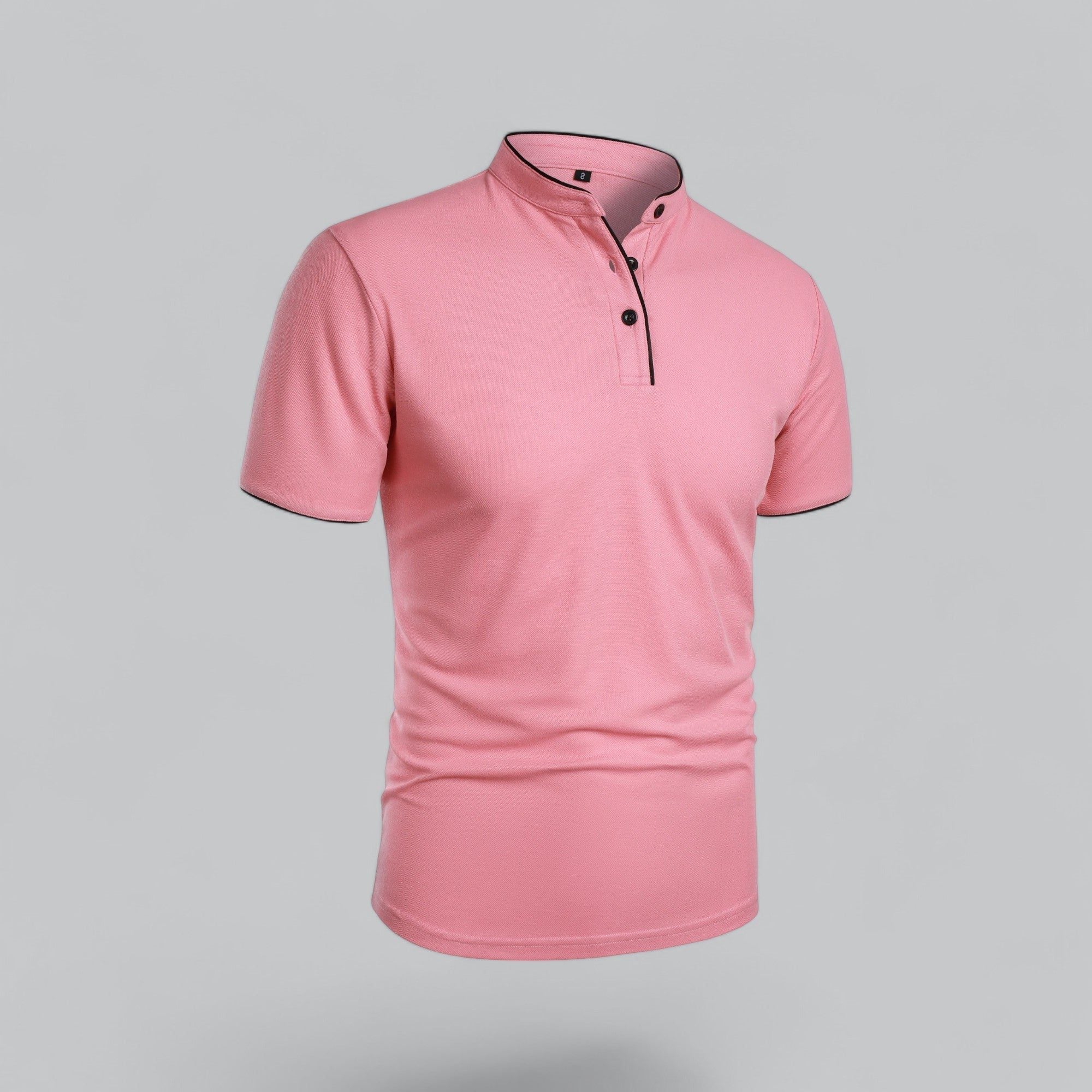 Short Sleeve Stand Collar Polo Shirt for Men - View 21