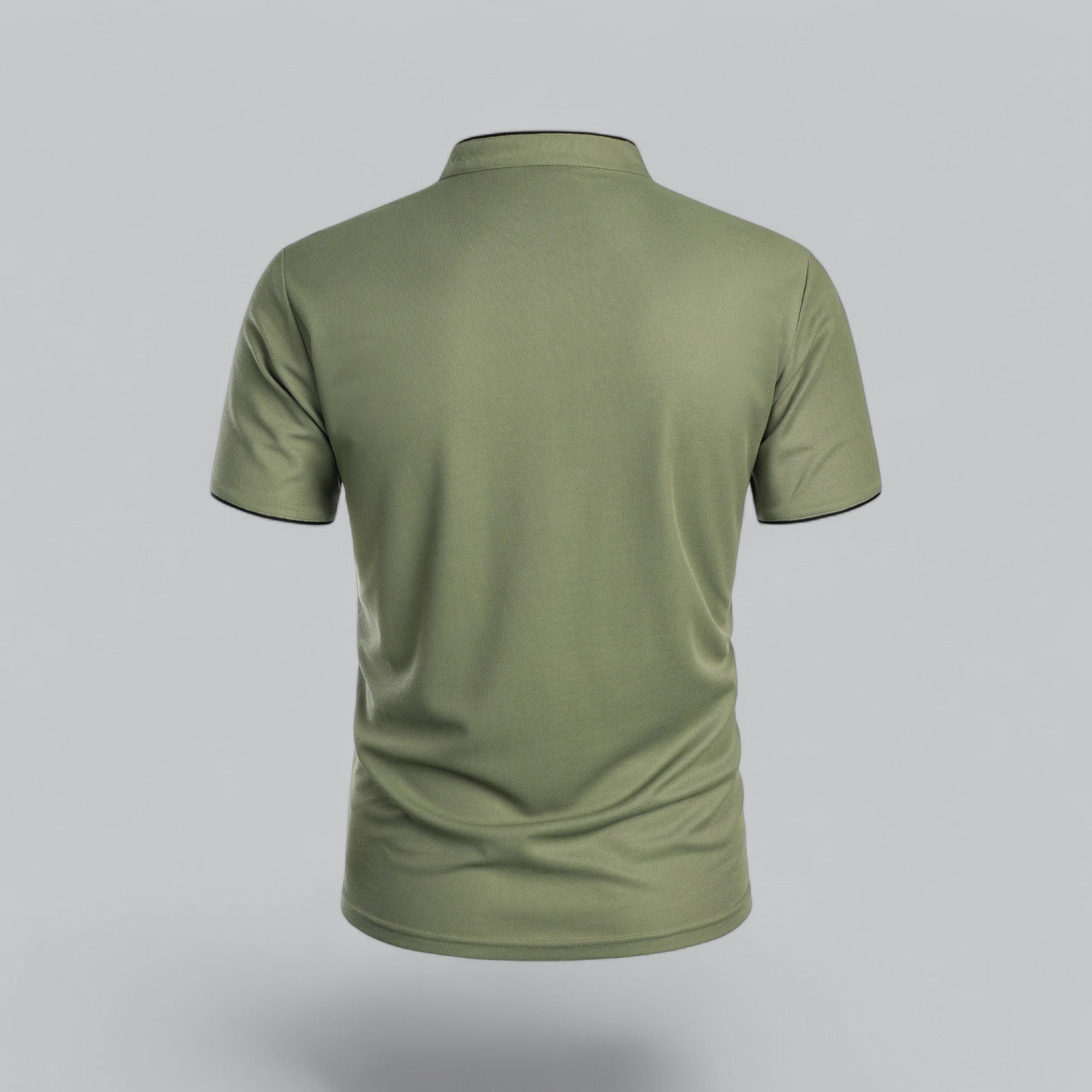 Short Sleeve Stand Collar Polo Shirt for Men - View 23
