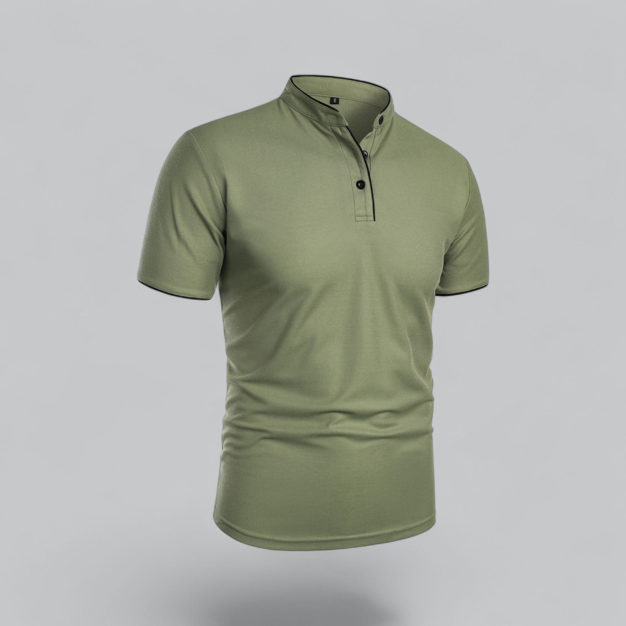 Short Sleeve Stand Collar Polo Shirt for Men - View 24