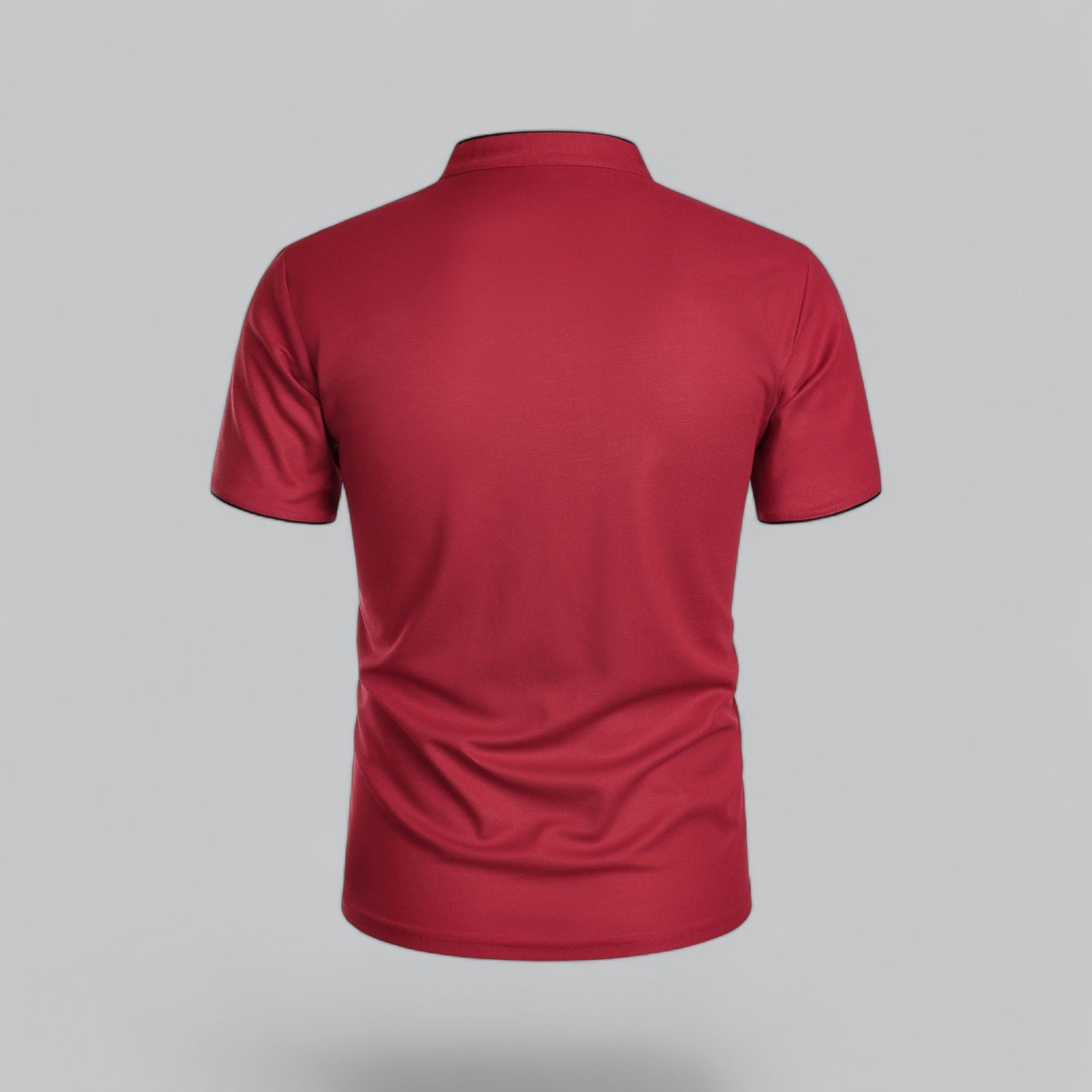 Short Sleeve Stand Collar Polo Shirt for Men - View 26