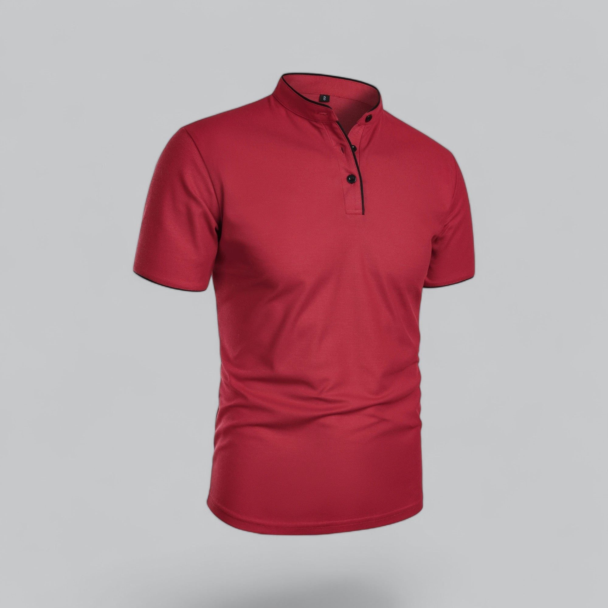 Short Sleeve Stand Collar Polo Shirt for Men - View 27